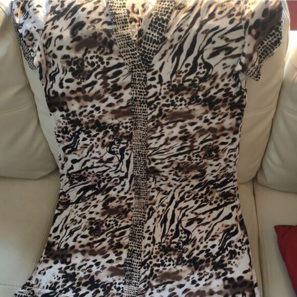 Super cute Calvin Klein rayon and Lycra dress. Sz. M - Picture 3 of 5
